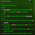 Berserker's Crucible (5/5) and +6 Charm Slot