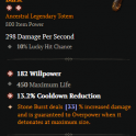SEASON 10 2 GA TOTEM GA WILLPOWER + GA COOLDOWN REDUCTION FLESHRENDER DRUID TOTEM 2GA TOTEM FLESHREN