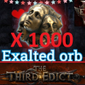 ⚜️ 1000x Exalted Orb || Rise of the Abyssal Softcore || Fastest and Safest ⚜️