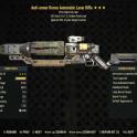Anti-Armor Laser rifle (25% faster fire rate, 35% less VATS AP cost)