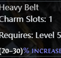 White Items: Heavy Belt(for Headhunter) - Dawn of the Hunt - Standard