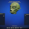 Fasnacht Glowing Alien Mask