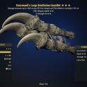 [PS] Gourmand's Deathclaw Gauntlet (+40% Weapon Speed/+3 Strenght)