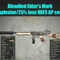 Bloodied Elder's Mark (Explosive/25% less VATS AP cost)