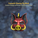 Fasnacht Glowing Pig Mask