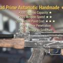 Handmade Rifle Quad/25%FasterFireRate/-25%APCost - Q/25/25 - FO76 Weapons PC