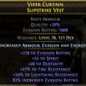 1908 EVASION CHEST 55 SPIRIT 20 DEXTERITY 27% FIRE RESIST 24% LIGHT RESIST DEADEYE RANGER MONK CHEST