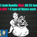 (PC) Junk bundle Mini: [All 35 Junks each 5.000 + 5 type of fluxes each 1.000]