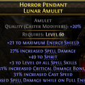 STORMWEAVER AMULET +3 ALL SPELL LVLS 31% CAST SPEED 49 SPIRIT 26% SPELL DMG 31% CRIT BONUS 22% SPELL