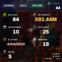 ✅❗️Solo-Coop | 84 SB lvl | 25 AVG | 592M NW | Full accept | Hypixel SkyBlock❗️✅