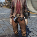 Pirate costume + hat [apparel]