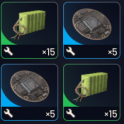 ⚡ MATERIAL PACK - READY FOR CRAFTING - 50 MEDIUM SHIELDS ⚡