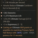 2GA Wushe Nak Pa (240/300) ✵282 Dexterity ✵1370 Maximum Life