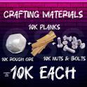 rough ore planks nuts and bolts