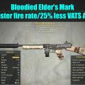 Bloodied Elder's Mark (25% faster fire rate/25% less VATS AP cost)