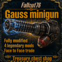 Gauss minigun /Any gold bullion weapon [No acc share] [Fast]