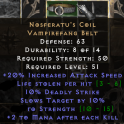 Nosferatu's Coil Belt - PD2 Season 11 Softcore Ladder