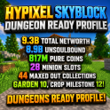 ⚡SKYBLOCK PROFILE ⚡ 8.9 BILLION UNSOULBOUND ⚡9.2 BILLION TOTAL ⚡817M PURE COINS