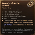 [S11]-4GA Wreath of Auric Laurel 4GA--High roll -- Fast Delivery!
