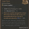 Season 14 | Unique Charm Endurant Faith | +2 Martial Skills