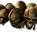 Headhunter Heavy Belt - 3 charm slots - 30+ dex - 30+ int - Fast Delivery