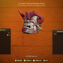 Fasnacht Glowing Minotaur Mask
