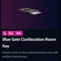 Blue Gate Confiscation Room Key
