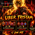 1X TRISTAM UBER BOSS T12 - MYTHICS/ CHARMS MYTHICS/ HELLFIRE TORCH -  READ THE DESCRIPTION