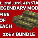 x20 Power Armor Legendary Mods 20in1 Bundle (Overeater's/Lucid/Active/Reflex/Healthy/Ranger's etc.)