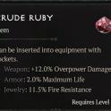 Crude Ruby - Diablo 4 Gems