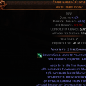 RISE OF THE ABYSSAL FAIRGRAVES' CURSE ARTILLERY BOW LVL 46 REQ LEVELING BOW