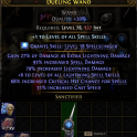 +7 LIGHTNING SKILLS WAND 27 EXTRA LIGHT DMG 79% LIGHT 93% SPELL DMG 68 CRIT CHANCE 31% CAST SPEED