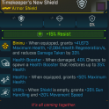 [LVL70] Timekeeper's New Shield [corrosive, health booster, healthy, utility] (Tediore Shield)