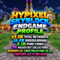 ⚡SKYBLOCK PROFILE ⚡ 18.4 BILLION UNSOULBOUND ⚡33 BILLION TOTAL ⚡2.1B PURE COINS