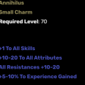 Annihilus Anni Unid Small Charm - PD2 Season 13 Softcore Ladder
