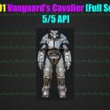 X-01 Vanguard's Cavalier [Full SeT] [5/5 AP][Power Armor]