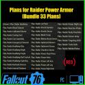 Plans for Raider Power Armor [Bundle 33 Plans]