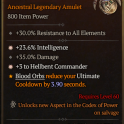 S9-- 2GA Amulet+Intelligence / Hellbent Commander