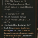 2GA Overkill (53/60) *8 Death Blow* *255% Vulnerable Damage* 175 strength 438% physical damage