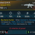 Extolled G.M.R. | Weapon