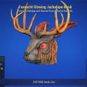 [PS] Fasnacht Glowing Jackalope Mask