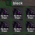 Big Black Dragon || Limited || Pets from Guild || Trusted Seller || Cheaper
