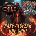 ONE-SHOT Rake-LS | T4 BOSS | T4 Simulacrum 15 [Delivery: 30 Minutes][Complete Setup]
