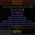 Mageblood - No Corru
pted 4 Flask - Ances
tors