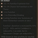 SEASON 10 4 GA SIDHE BINDINGS UNIQUE GLOVES SORCERER GLOVES 4GA SIDHE BINDINGS 45% ASPECT POWER