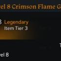 (Tier3)Level 8 Crimson Flame Gem(CoolDown Gem CD Gem) (Random Class and Random Skill) All US server