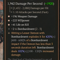3GA The Blade Sight of Aflame (420/600) GA Weapon Damage/GA Willpower/GA Life on Kill/+2 bombardment