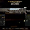 Anti-Armor Gauss Rifle (+50% critical damage, 35% less VATS AP cost)