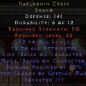 LADDER PERFECT SHAKO HARLEQUIN CREST 141 DEF FREE OPEN SOCKET perfect harlequin crest perf shako fre
