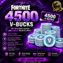 (All platform) - 4500 V-Bucks - Epic games delivery - Fast delivery